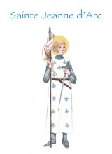 aquarelle ste Jeanne d'Arc